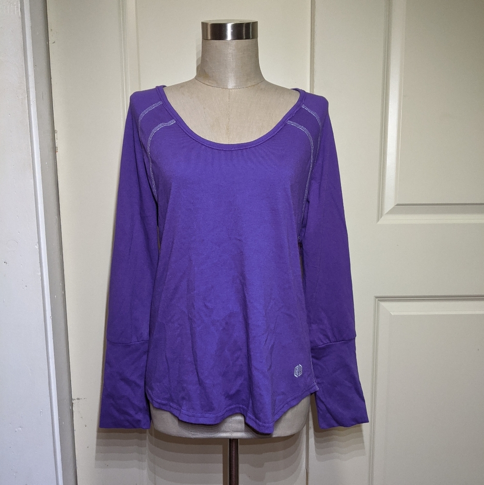 Purple Long Sleeve Top BKE